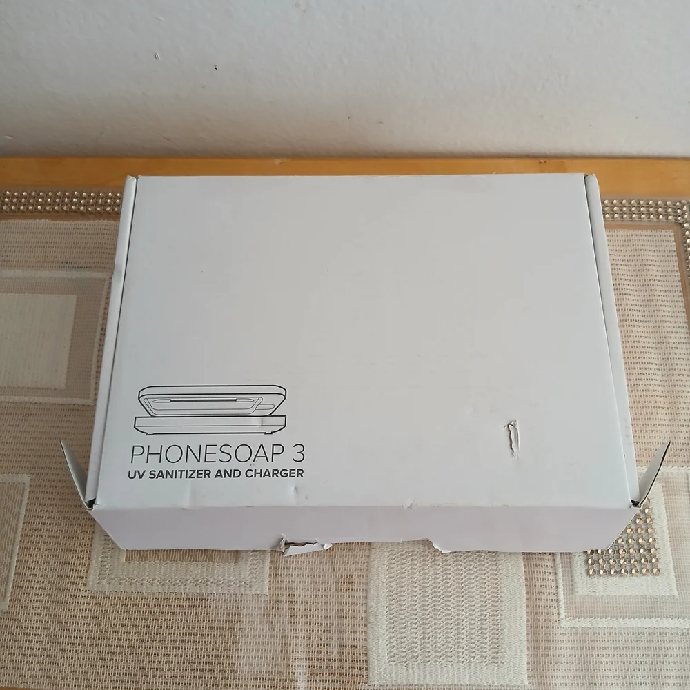 PhoneSoap 3 Cell Phone Sanitizer & Dual Universal Cell Phone Charger Box